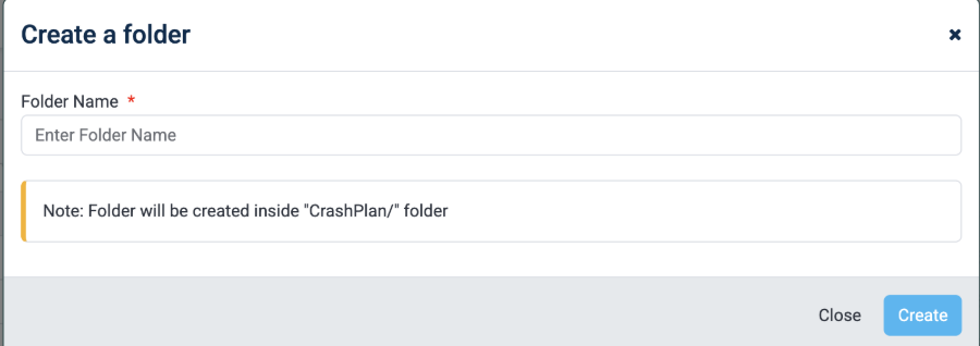 Create a Folder - MFT