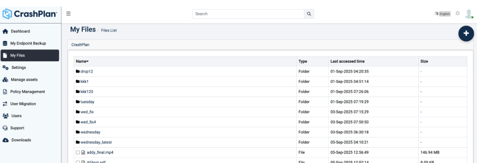 My Files - MFT