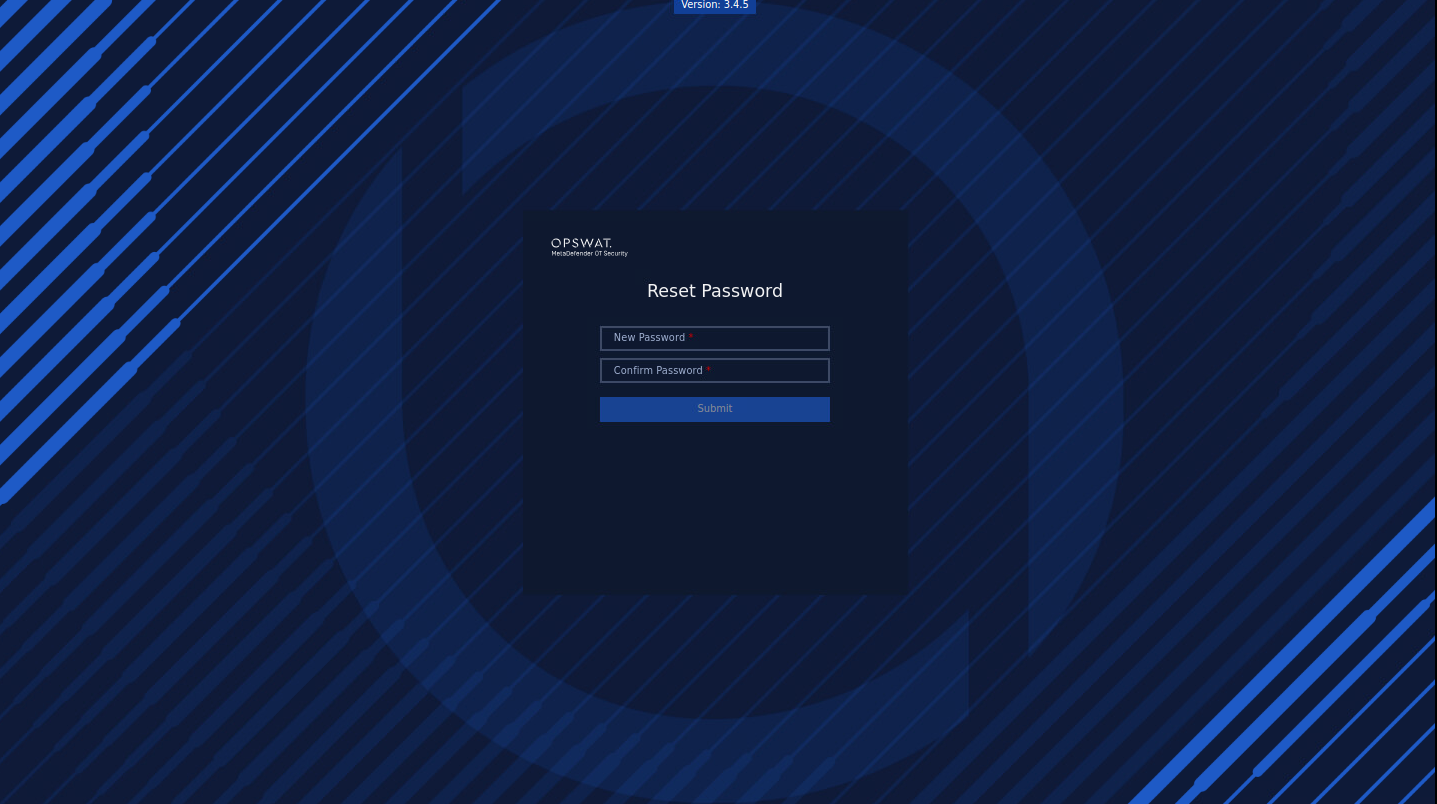 Reset password