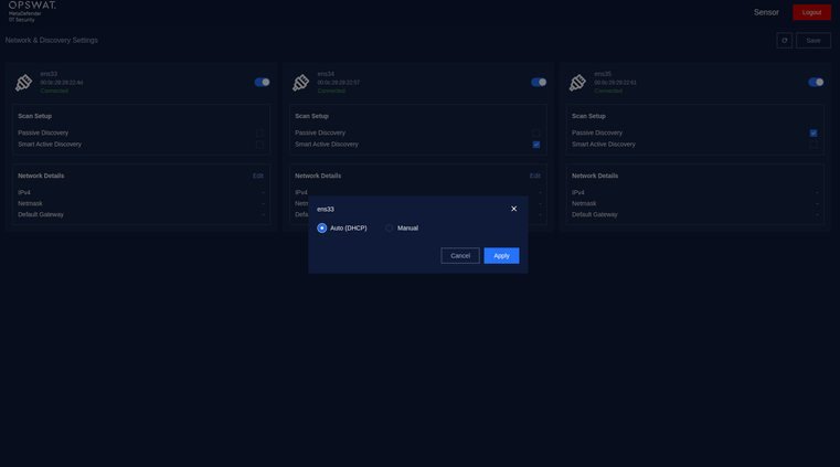 Config Auto(DHCP) for NIC