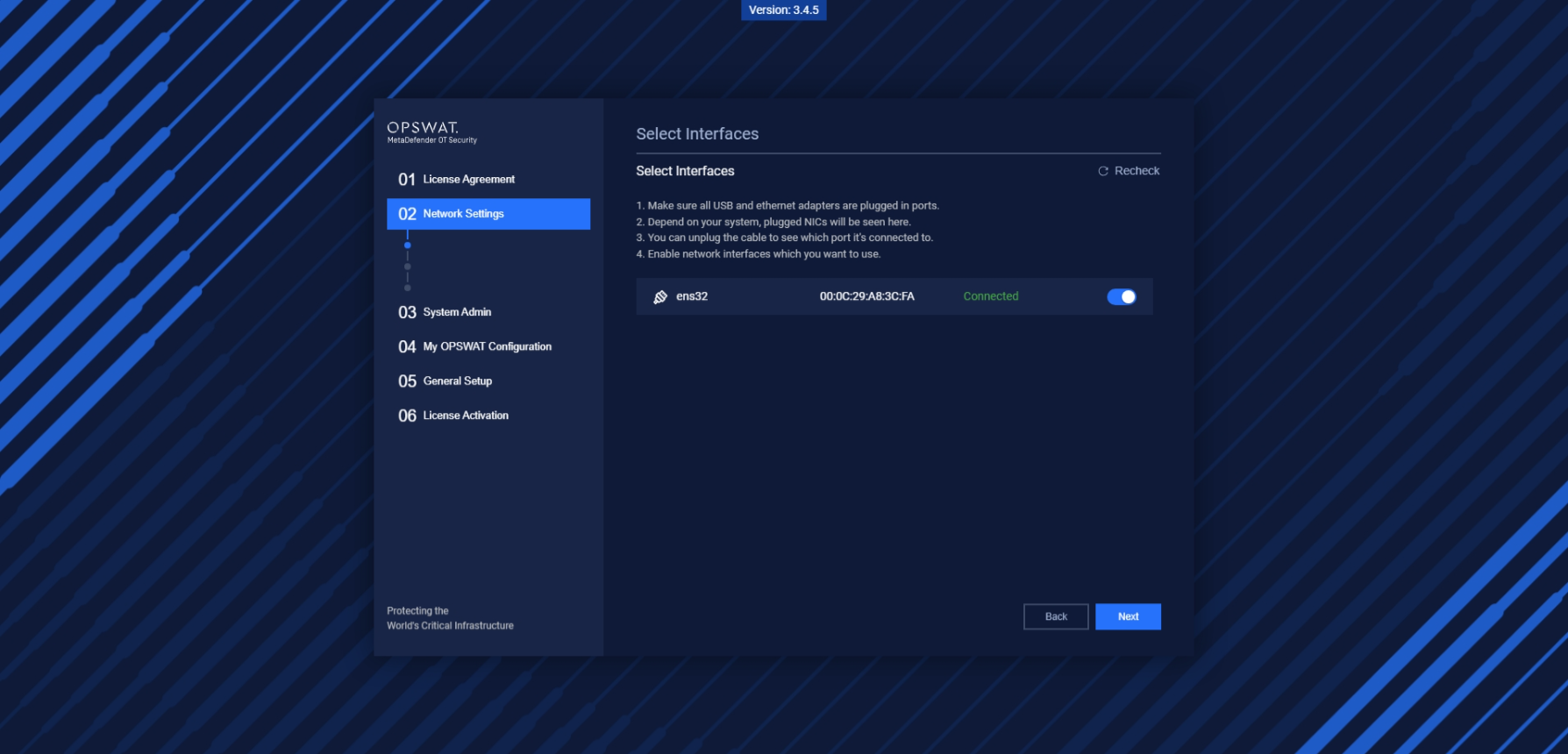Enable/Disable NIC