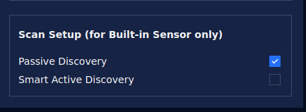 Select NIC for Passive Discovery