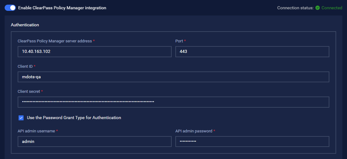 Configuration Authentication