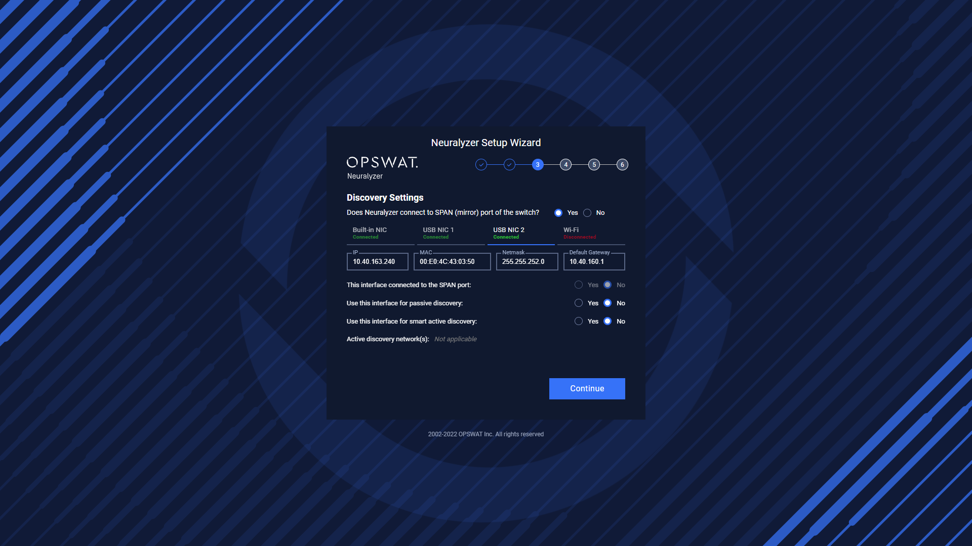 Setting USB NIC 2 for internet