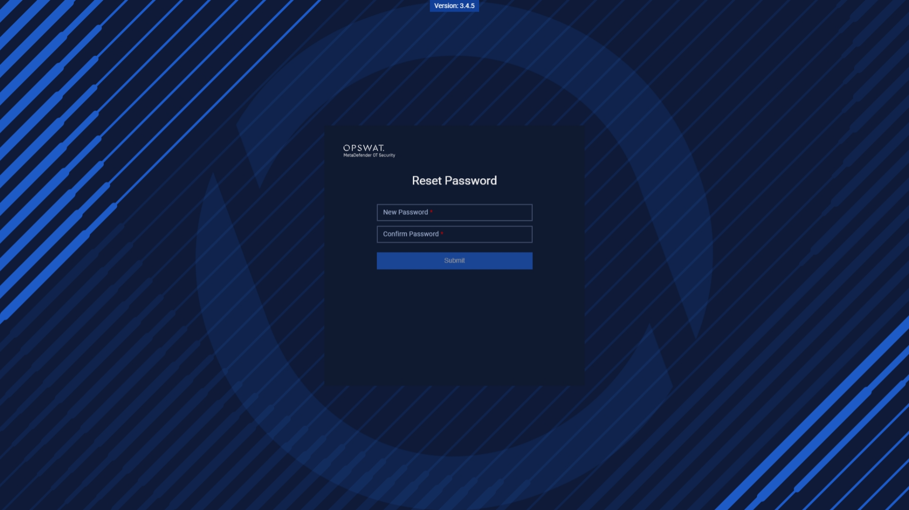 Reset password