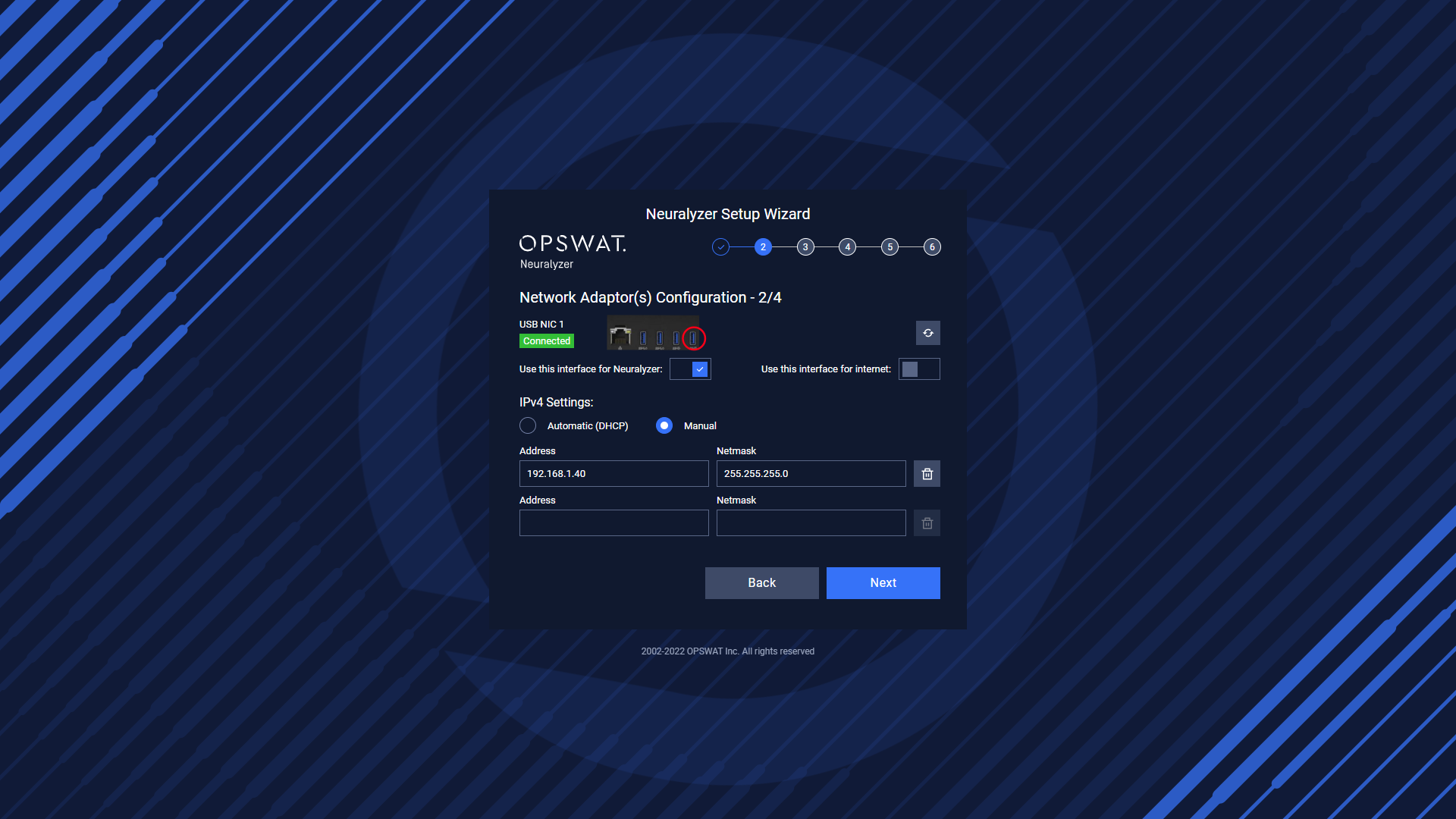 NIC for active scanning