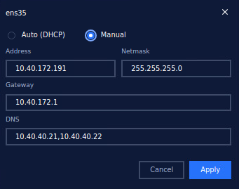 Config Manual for NIC
