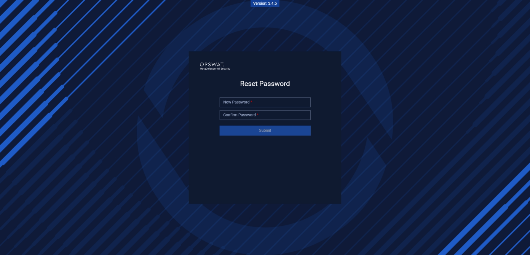 Reset password
