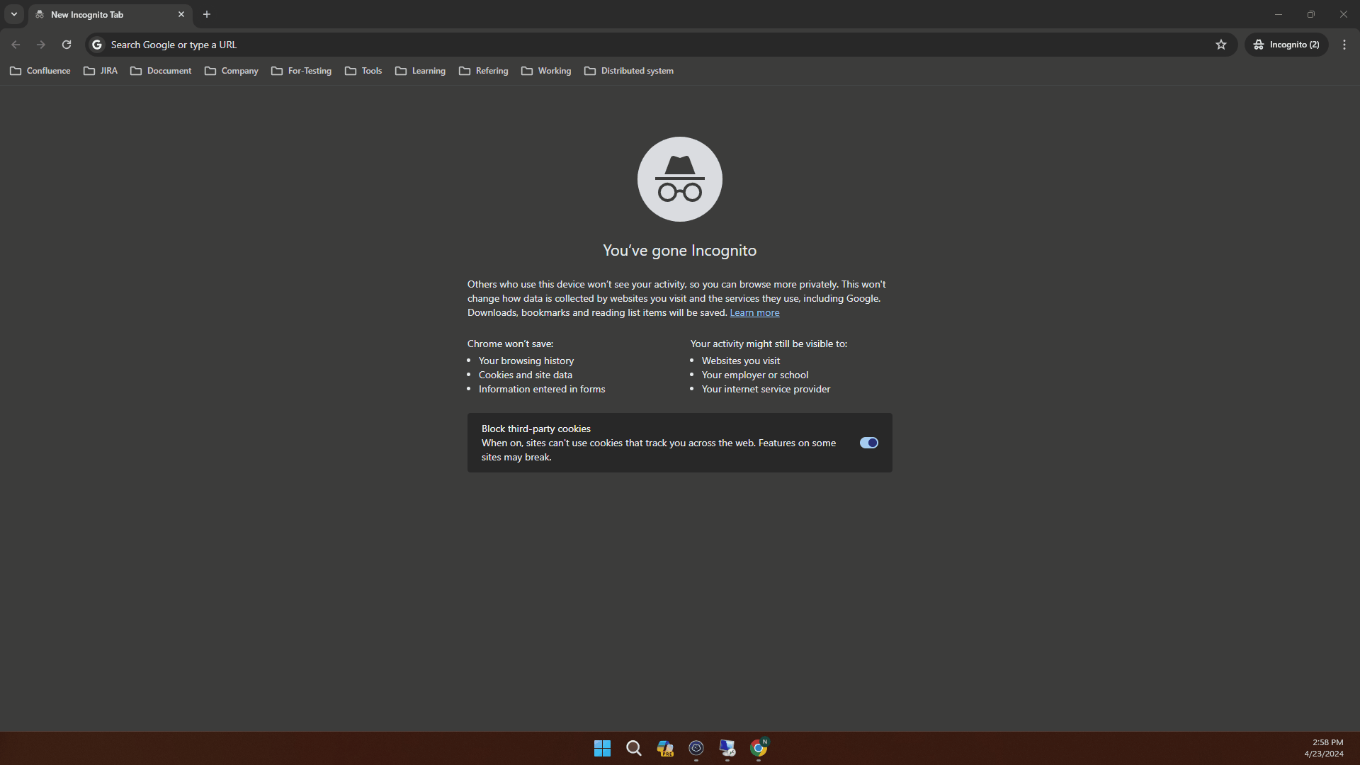 Enter the URL to start the wizard setup