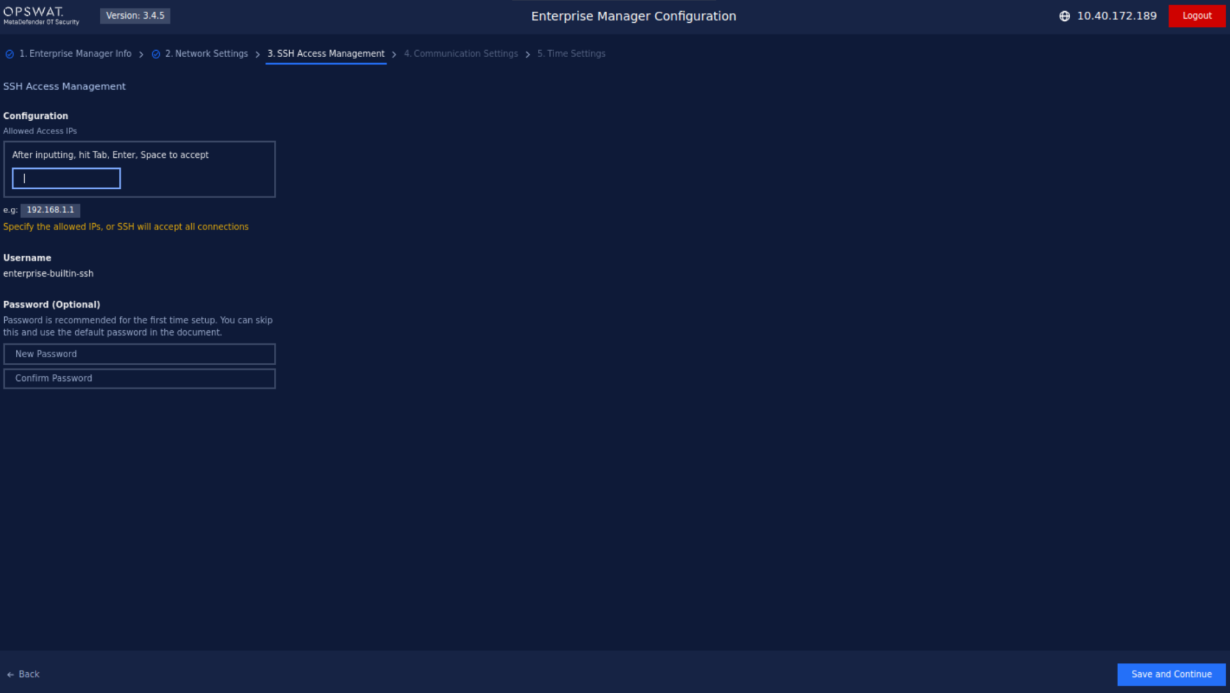 SSH Access Management