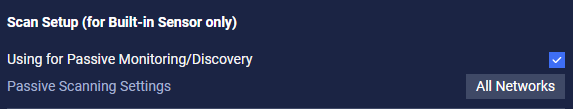 Select NIC for Passive Discovery