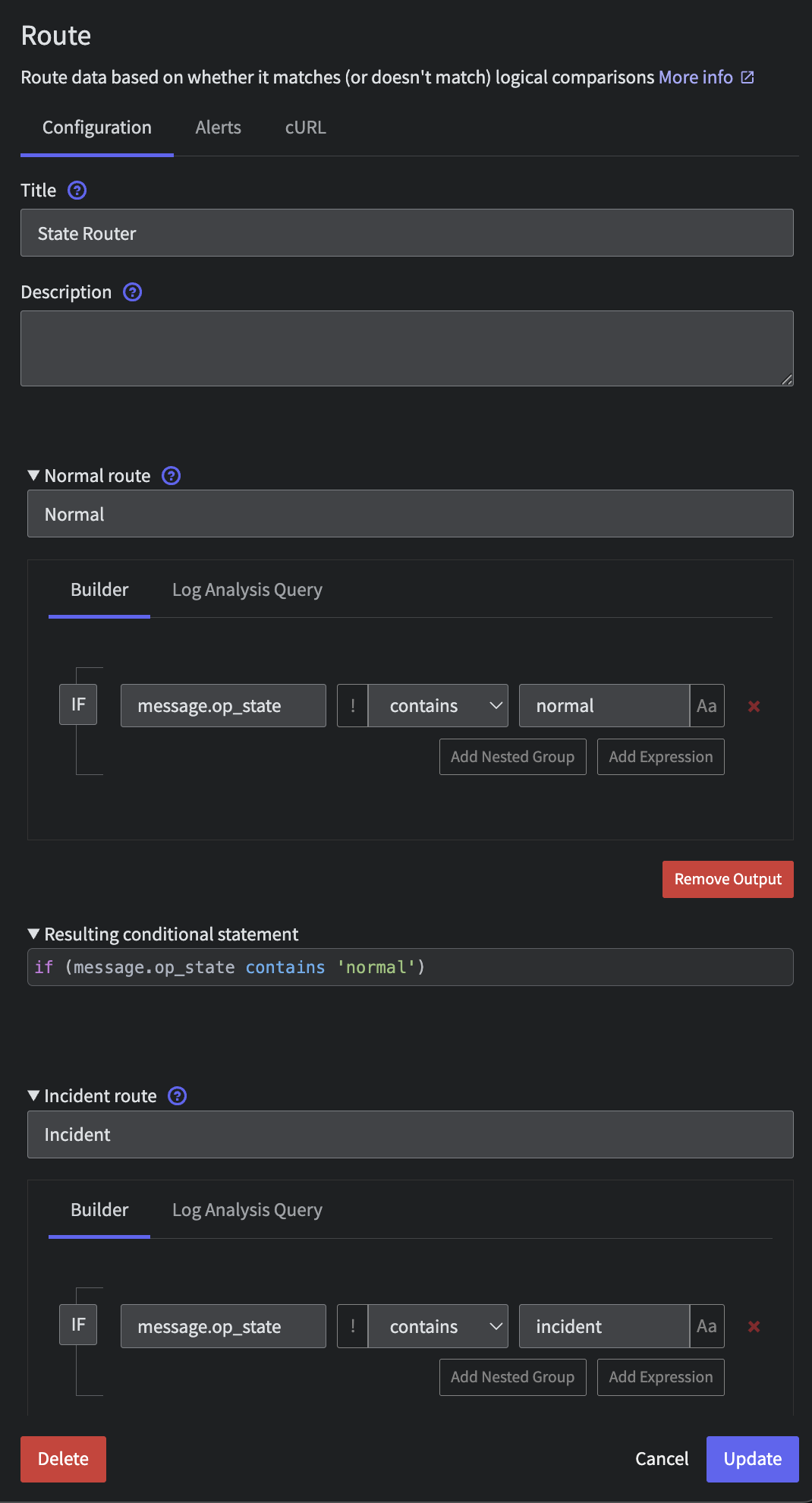 Trace State Router