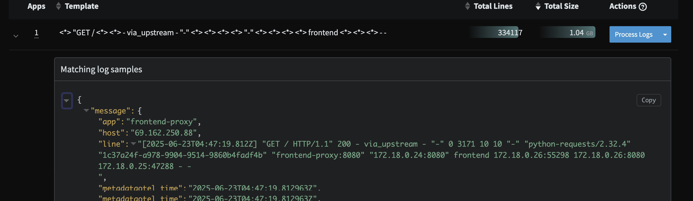 Custom Apache Profile
