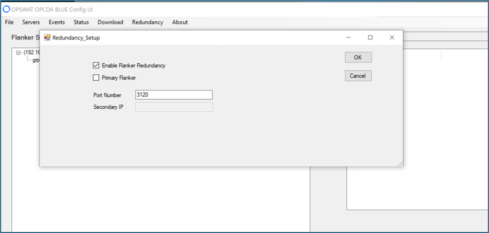 Secondary Flanker Redundancy