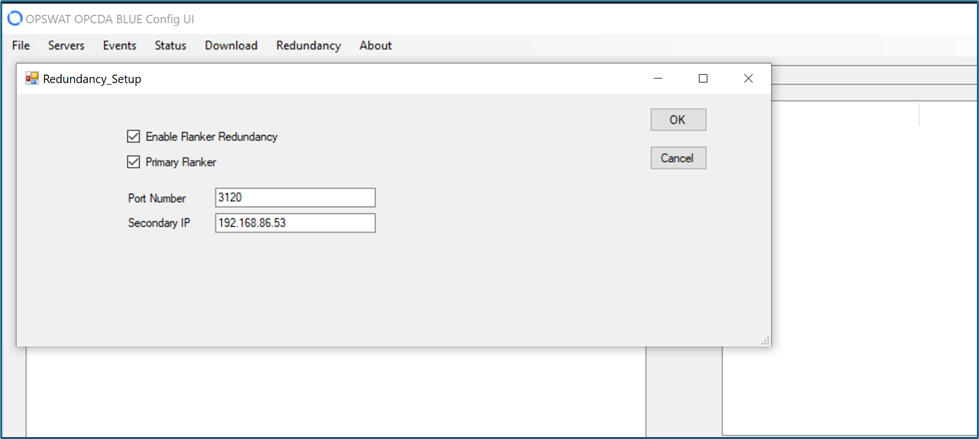 Primary Blue Flanker Redundancy