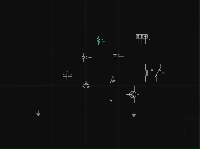 Dragging and rotating parts