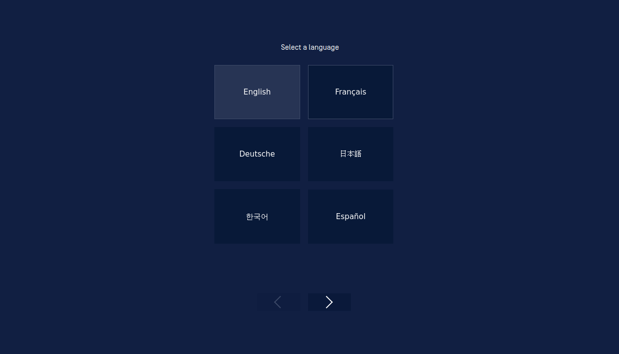Select a language