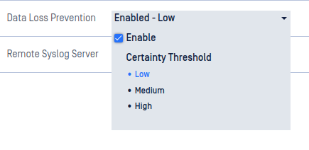 Personally Identifiable Information settings