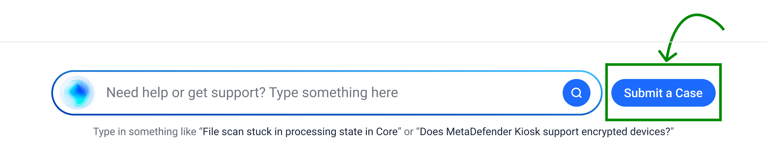_Click the Submit a Case button right from main dashboard_