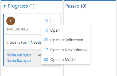 Test Case Opened Views