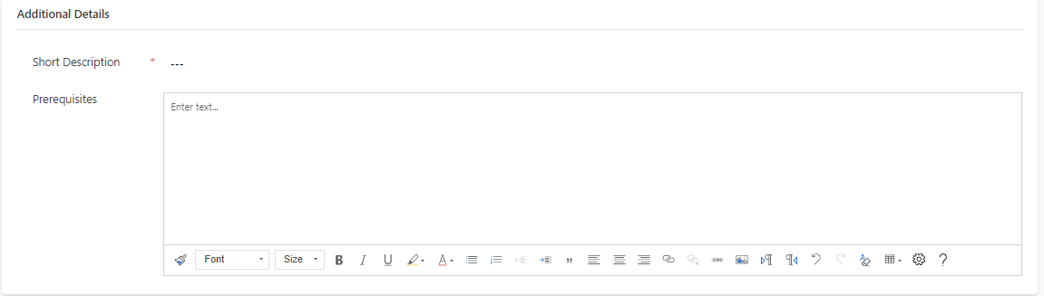 Test Case Form