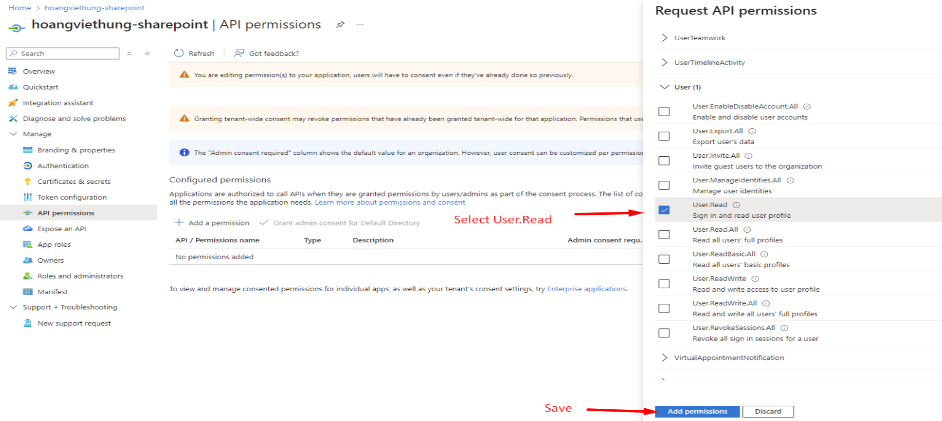 _Enable User.Read permission_