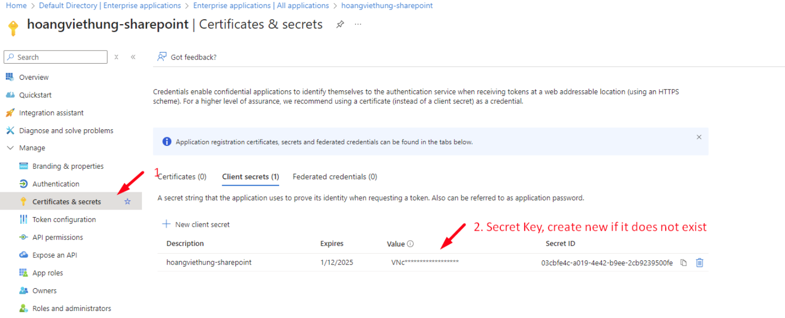 _Acquire Client Secret_