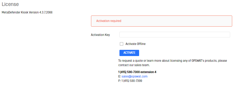 activation required