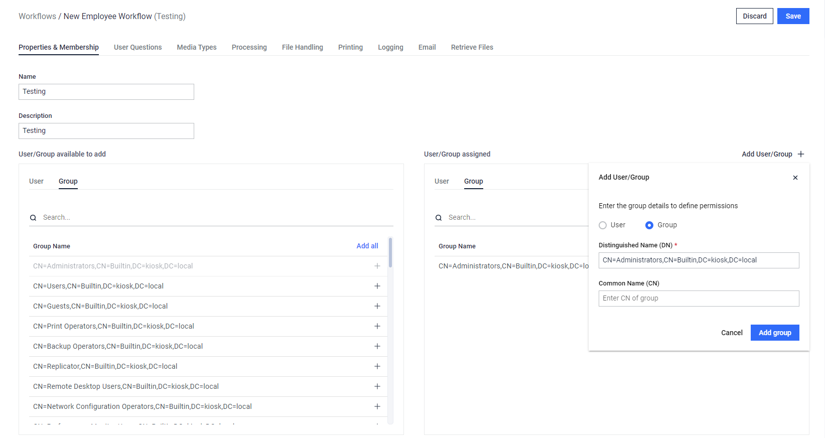 _Manually input a group_