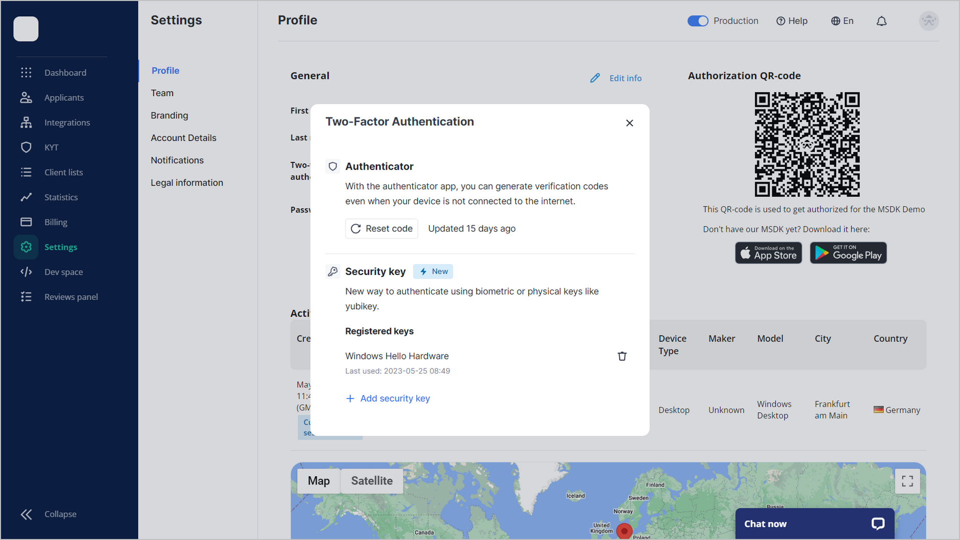 Log in with Password Sumsub Help Center