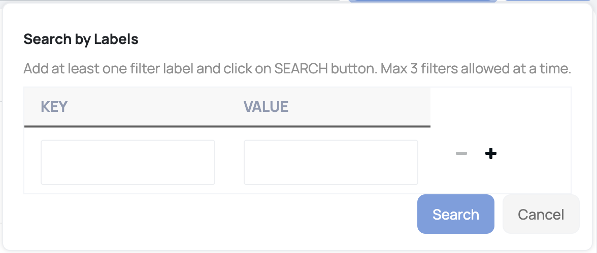 Advanced Search by Labels