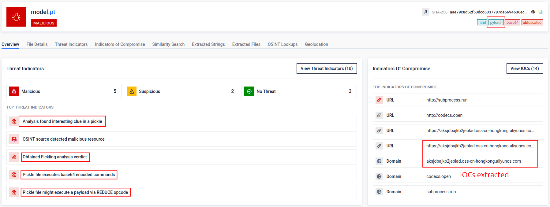 Multiple Pickle scanning methods from Third-party tools to Deep Static Analysis