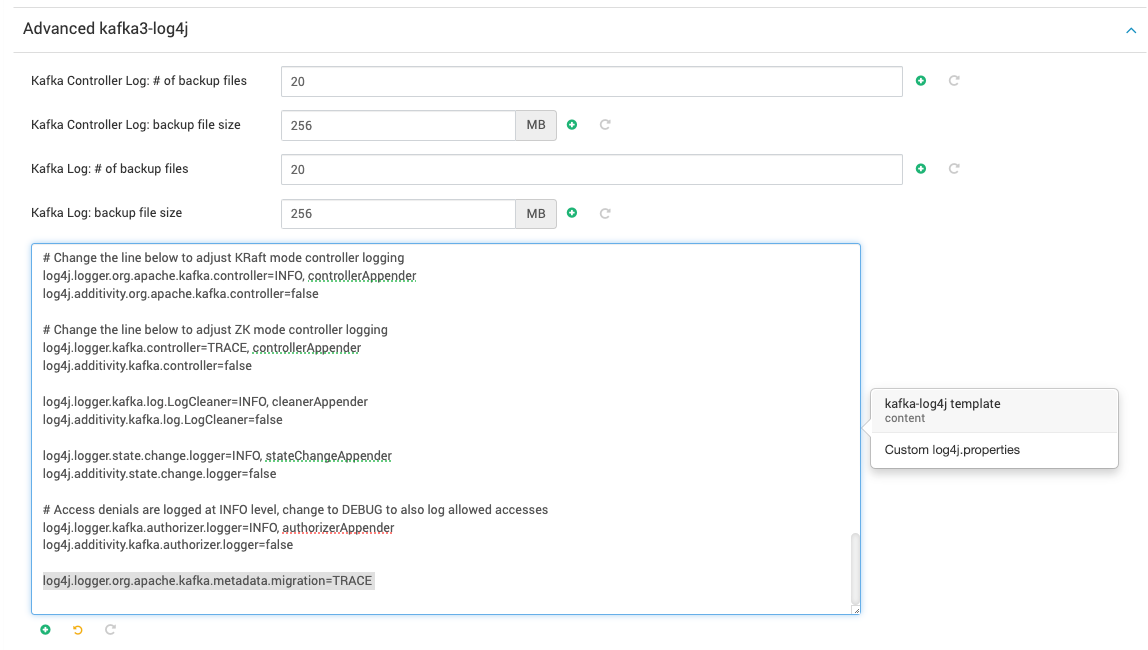 Advanced kafka3-log4j
