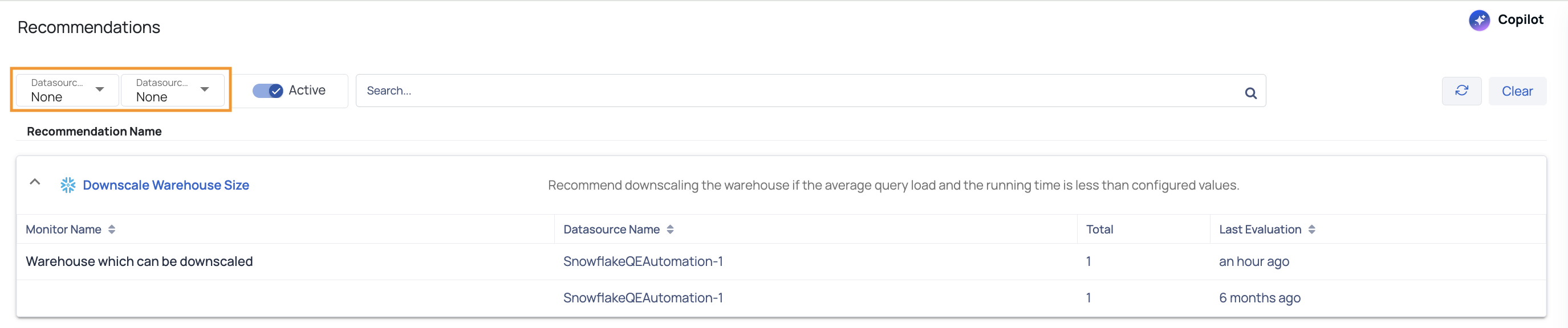 Recommendations acceldata data observability cloud