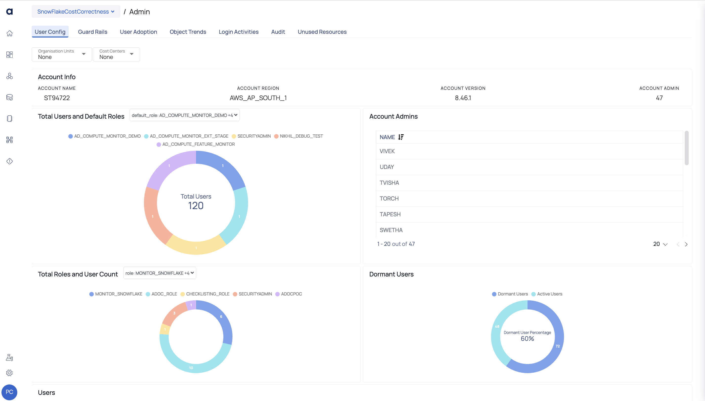 User Config Tab