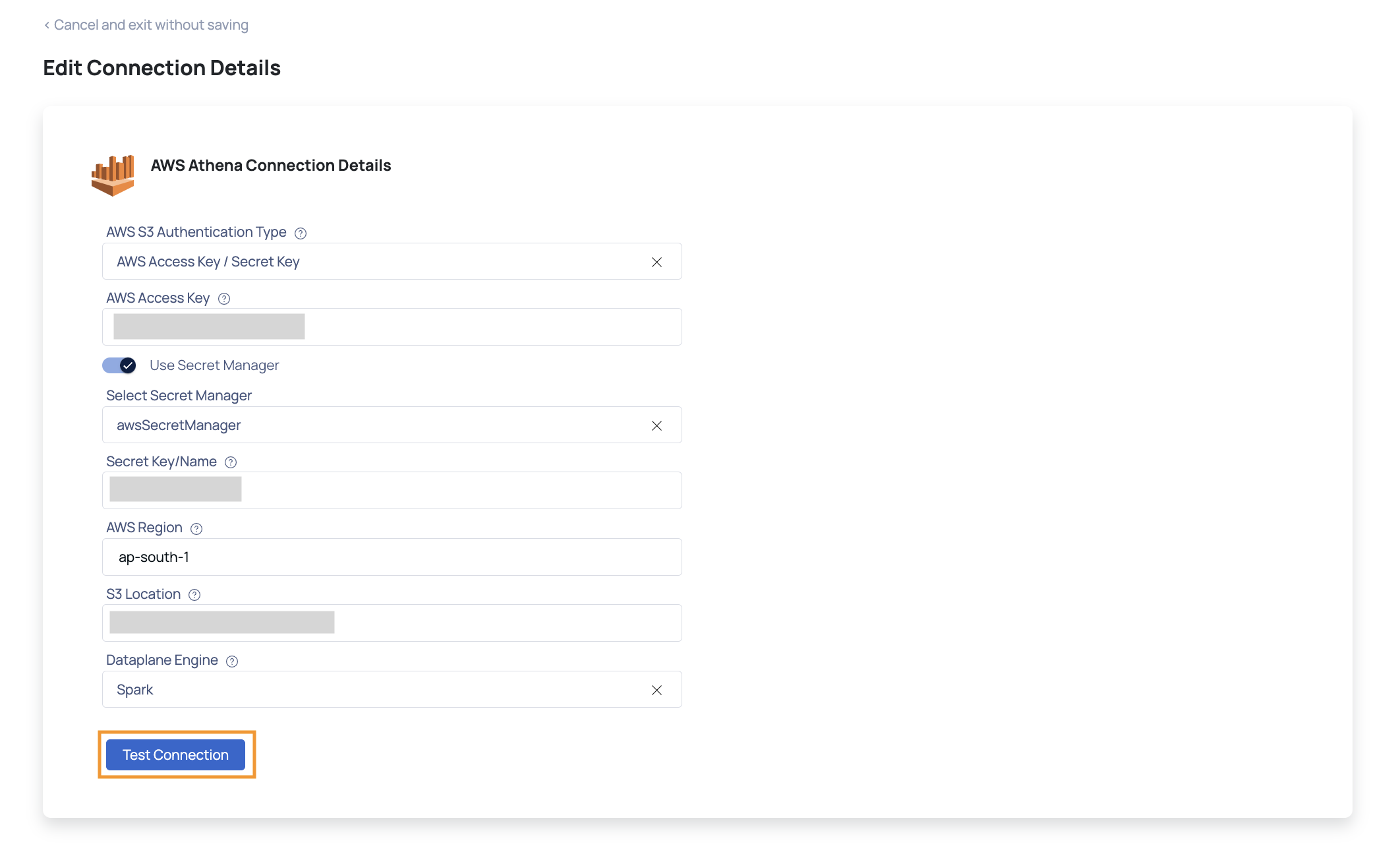 AWS Athena Dataplane Engine