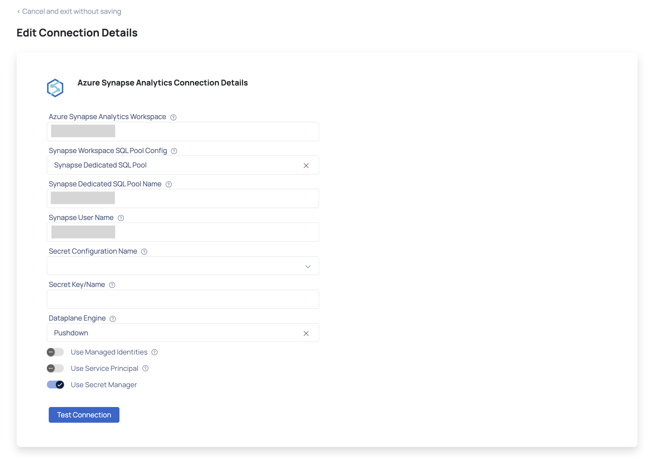 Azure Synapse Analytics Secret Manager
