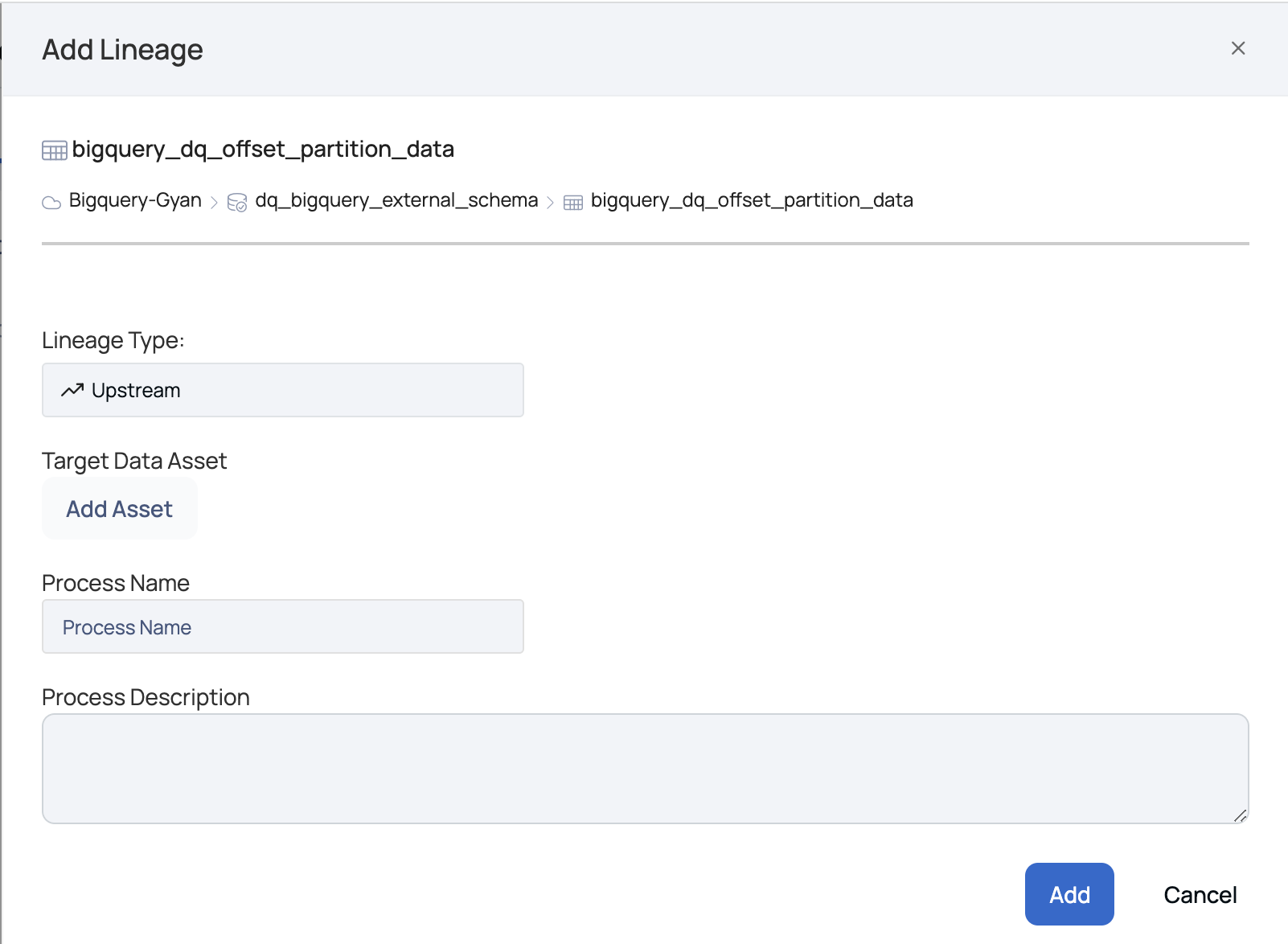 Add Lineage Window