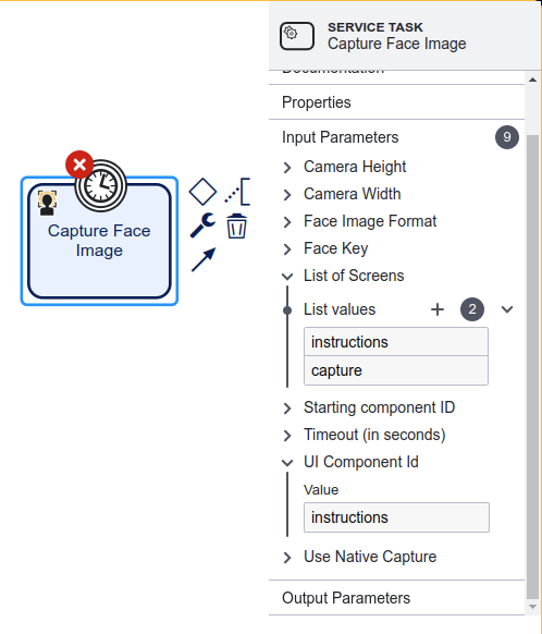 Configuring Capture Face Image