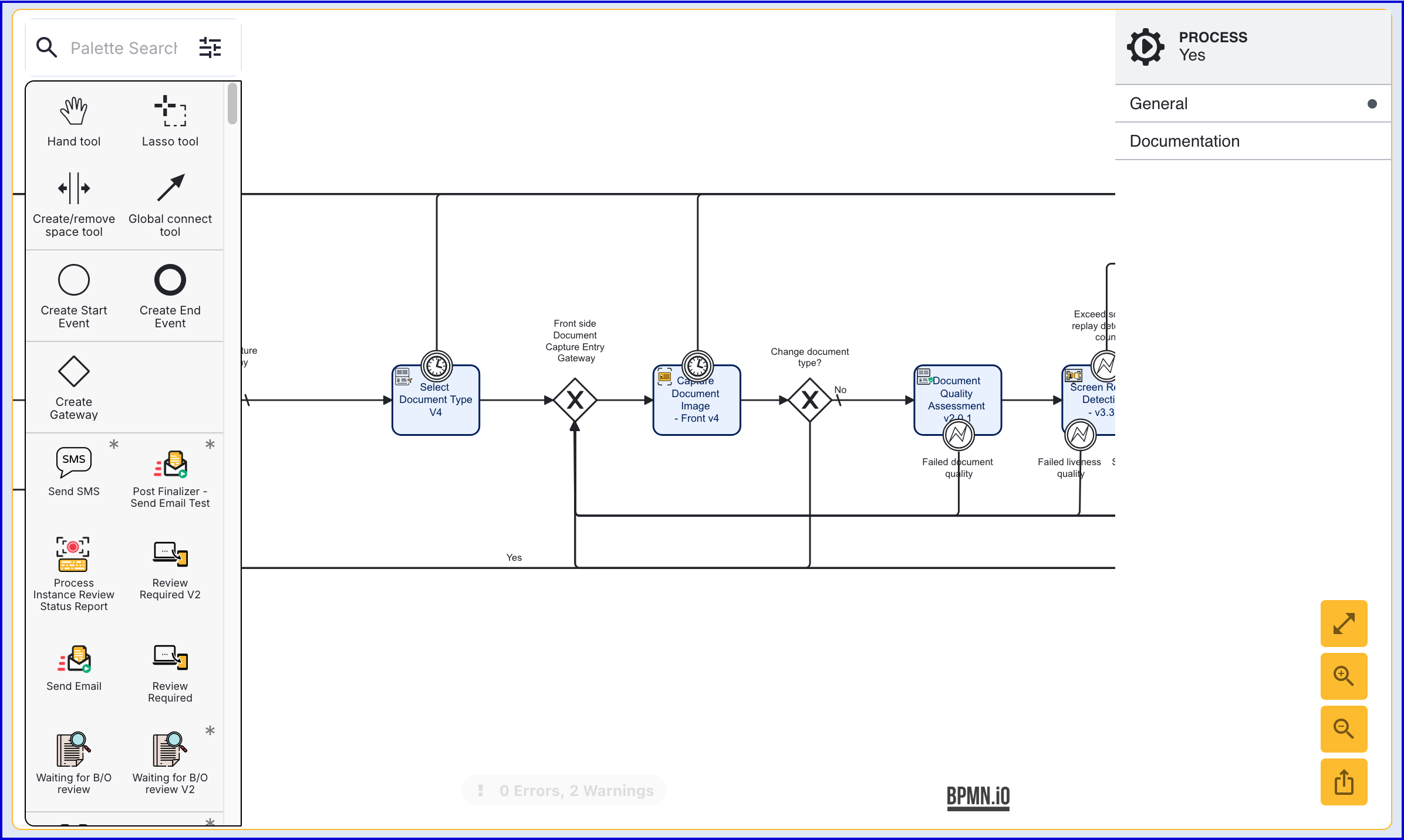 Example Document Capture flow