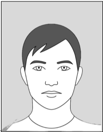 Example face image
