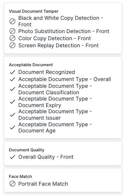 Document checks in the Process Instance Details page