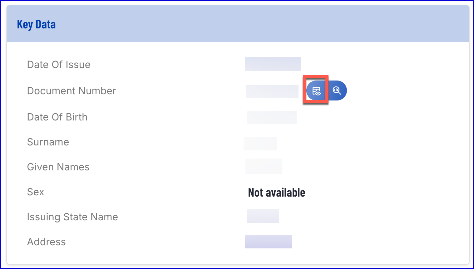 Screenshot of Process Instance page