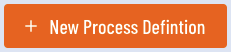 Click the orange 'New Process Definition' button to open the Process Designer