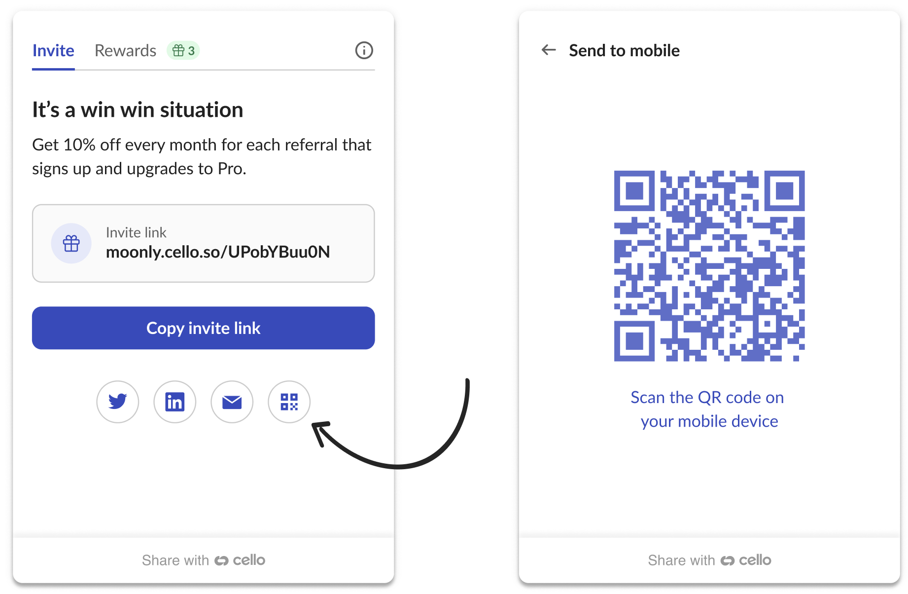 QR Code moved