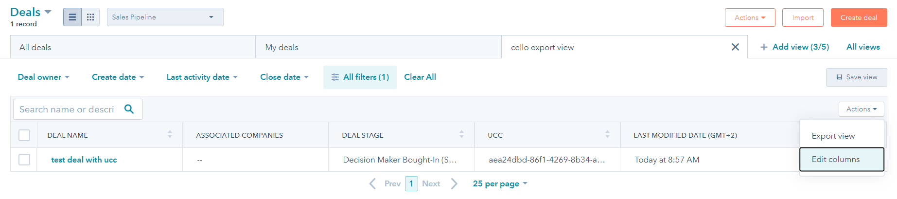 Select required columns for Attribution & Event report