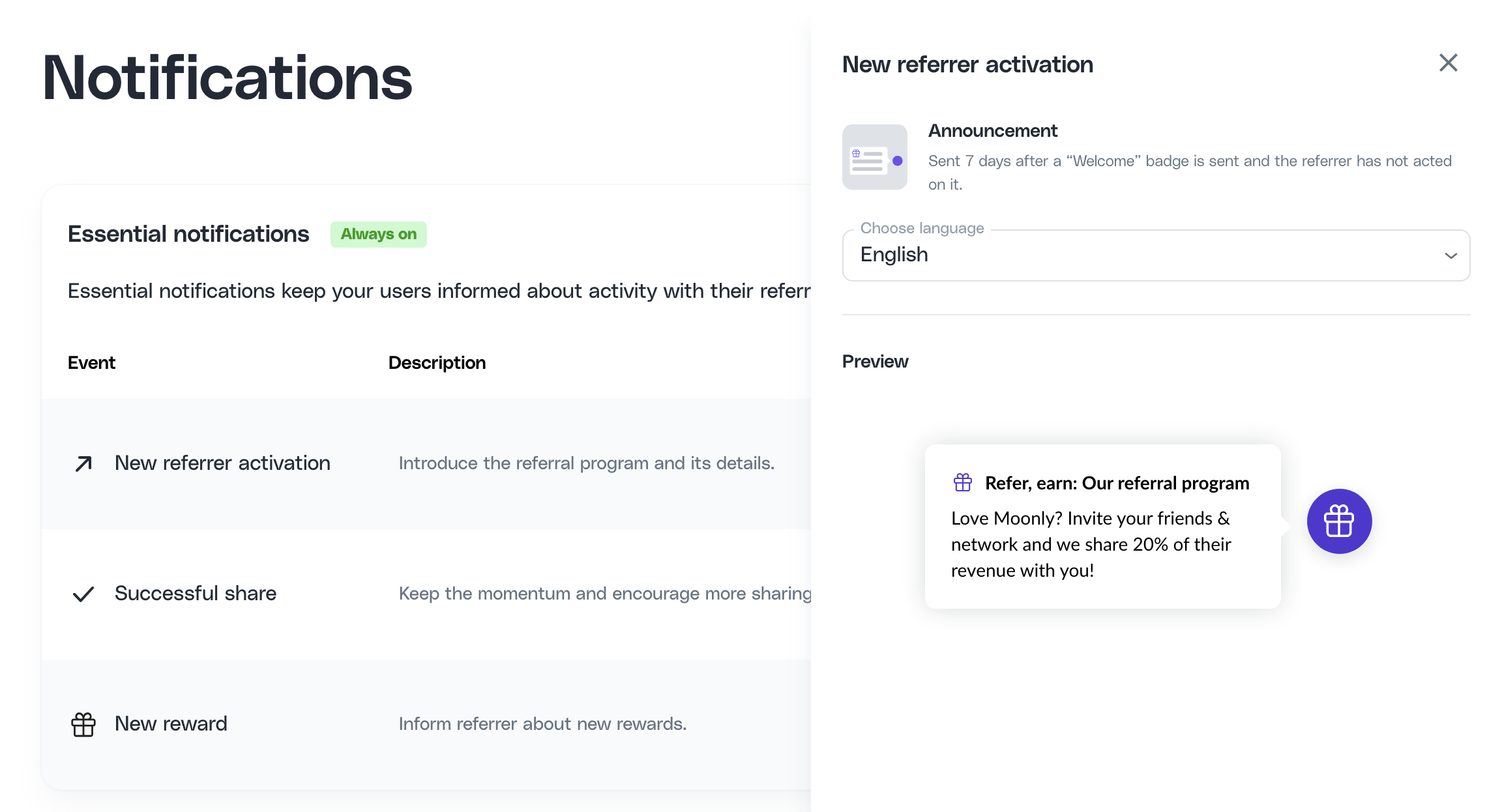 Cello Portal notifications settings
