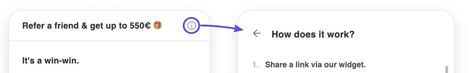 How does it work screen