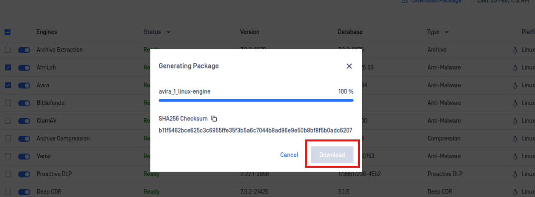 Download the package zip