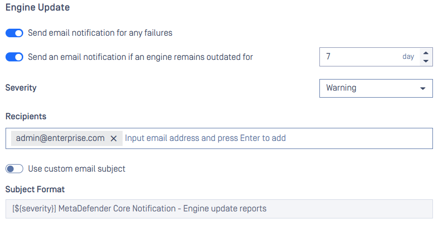 **Outdated-Definition Engine Alerts**